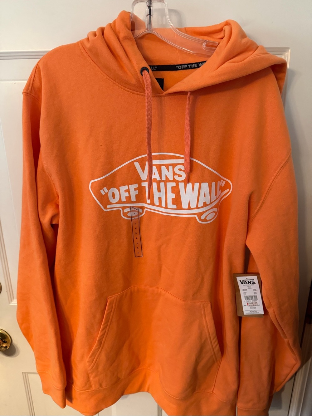 Vans Orange "Off The Wall" Pullover Hoodie
